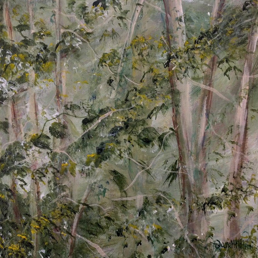 Painting LUSH by Janell Mithani