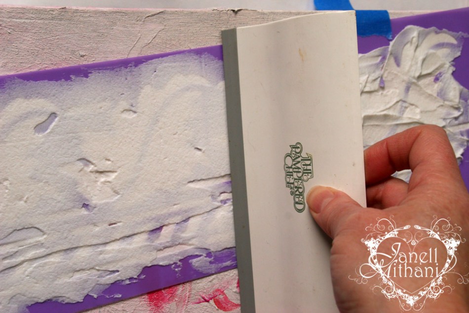 Mixing and Building Texture with Acrylics and Molding Paste on Canvas