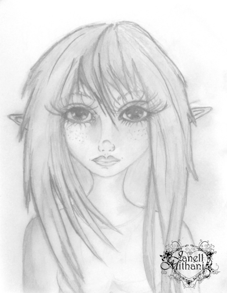 Fawn the Fairy sketch by Janell Mithani