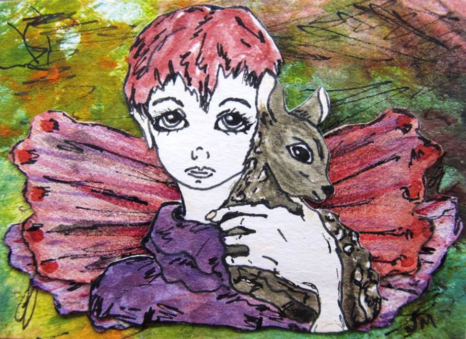 Artist Trading Card by Janell Mithani